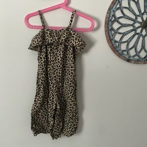Old Navy cheetah print size 2T summer jumper.